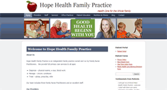 Desktop Screenshot of hopehealthfnp.com